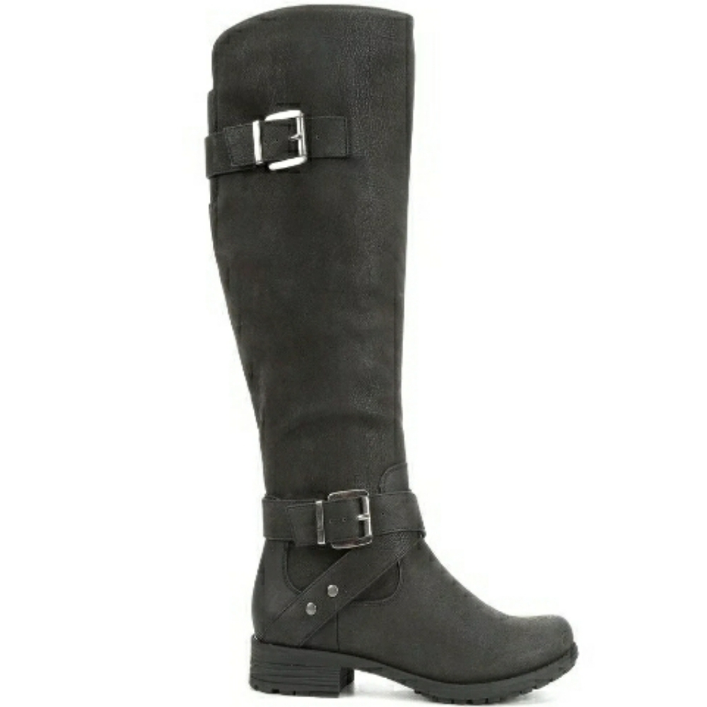 Vintage 7 eightBayrose Black Knee High Boots